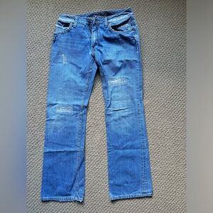 Men’s denim Robin’s Jean blue jeans distressed 31 studded